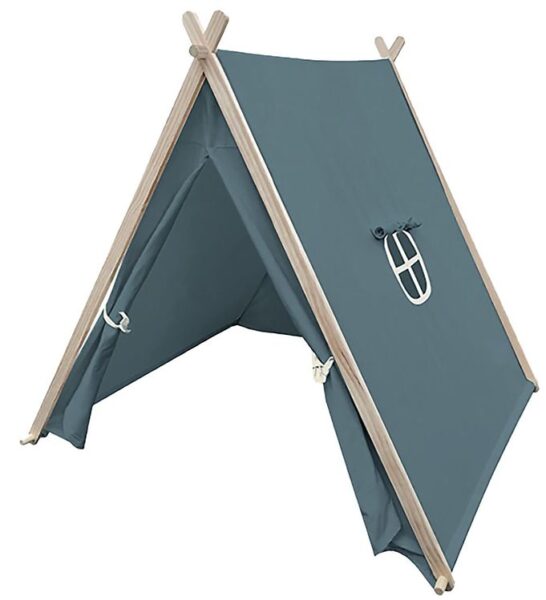 canadese-tenda-561rwk-1.jpg Tenda canadese blu in legno Vilac La Tana del Bianconiglio - immagine 1