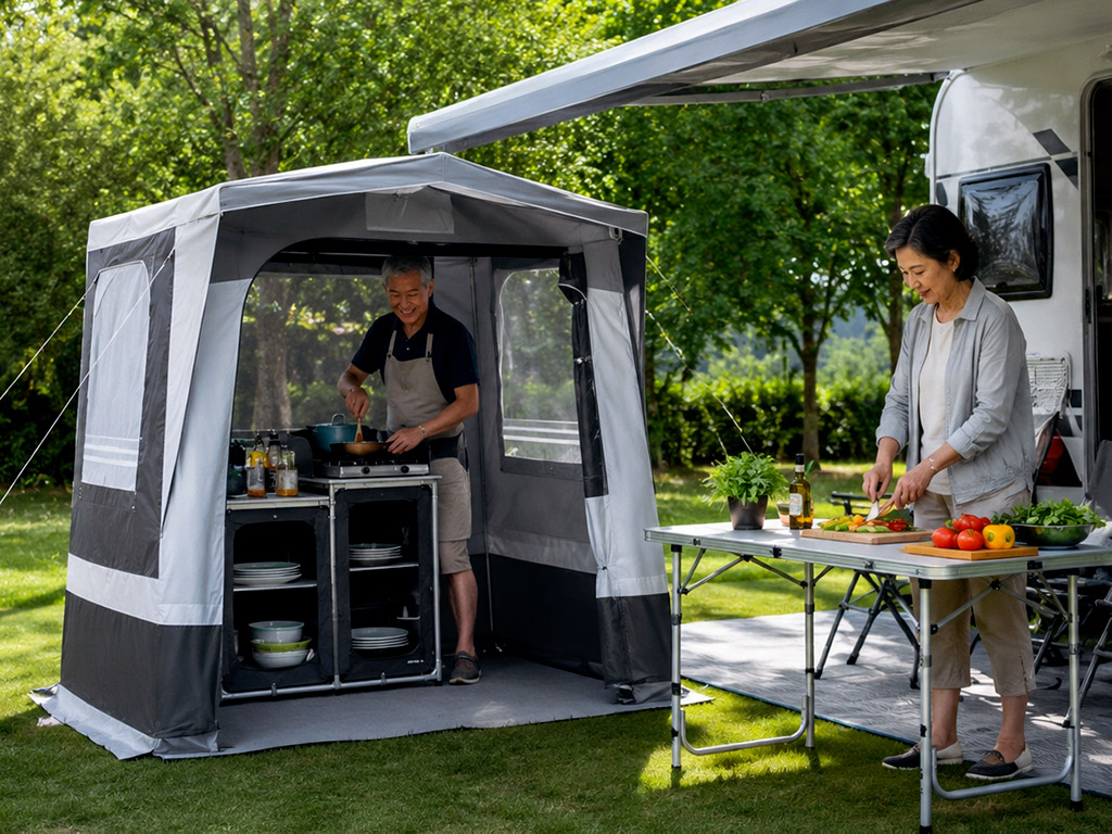 cucinotto-campeggio-127ykw-1.jpg Tende cucina da campeggio e cucinotti Brunner | MV Camping - immagine 1
