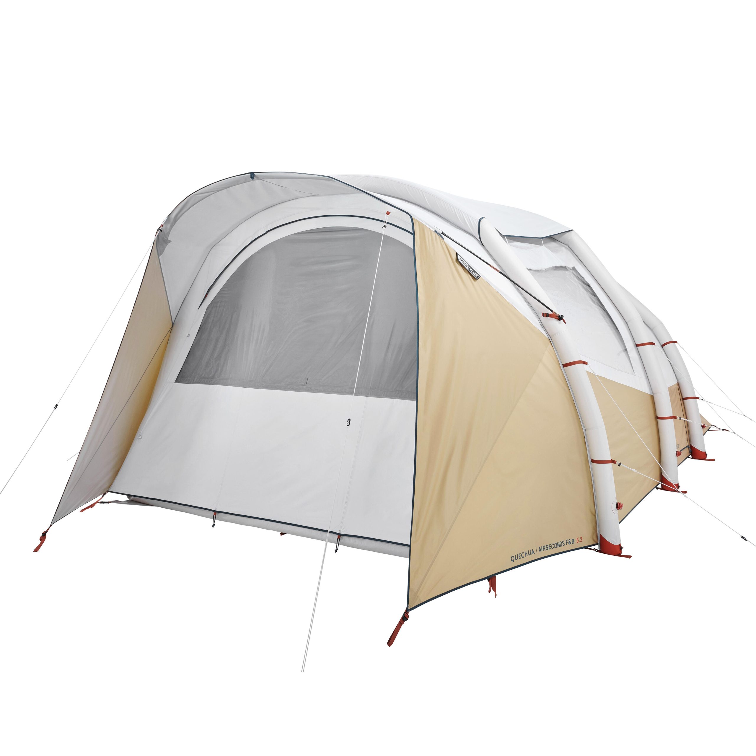 decathlon-tenda-gonfiabile-068tmq-1.jpg Tenda campeggio gonfiabile AIR SECONDS 5.2 FRESH&BLACK | 5 POSTI | 2 CAMERE - immagine 1