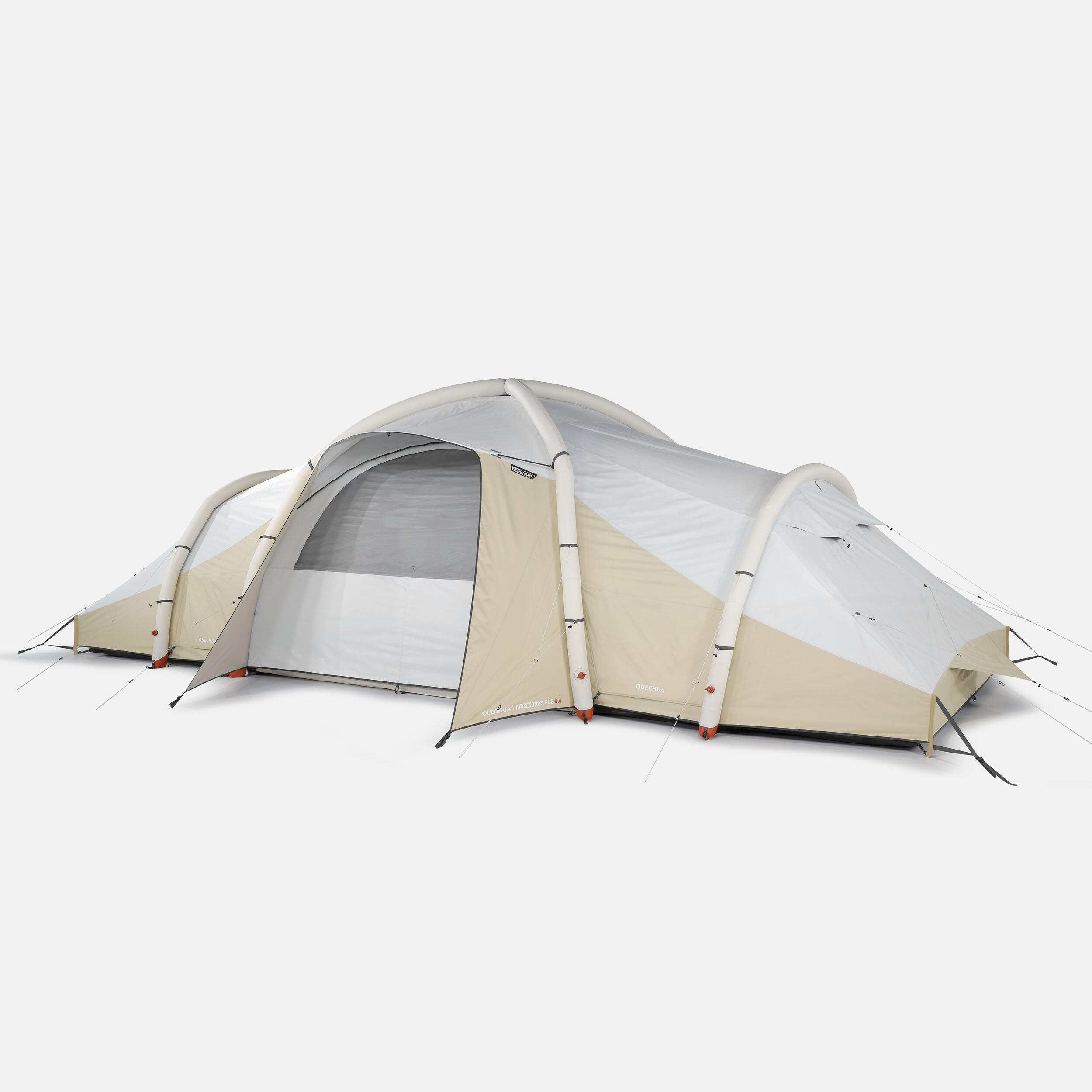 decathlon-tenda-gonfiabile-356wvd-1.jpg Tenda gonfiabile campeggio AIRSECONDS 8.4 FB | 8 posti 4 camere - immagine 1