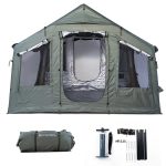 Tenda da Campeggio Gonfiabile, Grande Tenda Portatile 8 m² con Pompa ad Aria | Decathlon