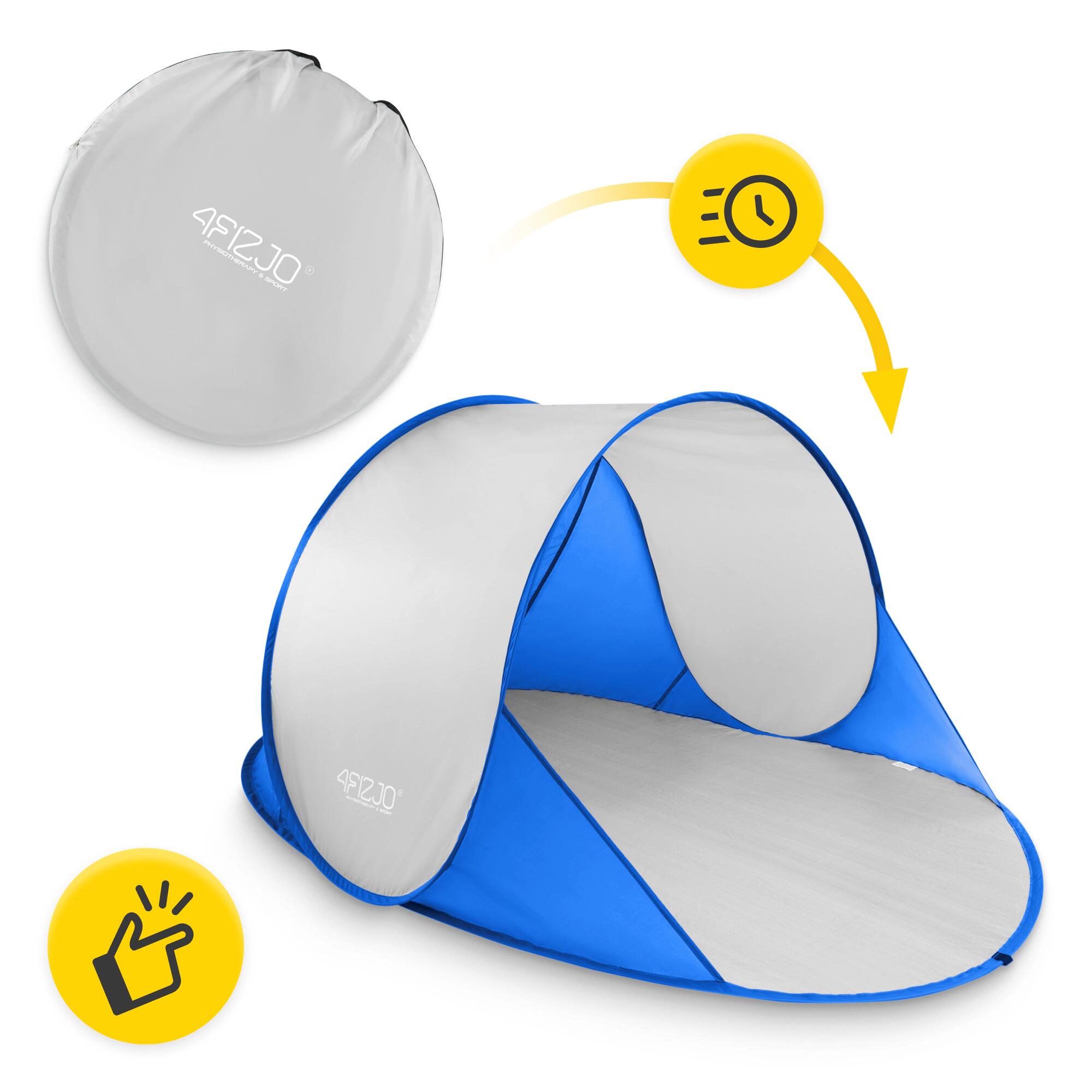 decathlon-tende-spiaggia-601gas-1.jpg Tenda da spiaggia pop up apertura istantanea parasole 2 posti 4FIZJO - immagine 1