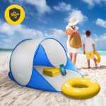 Tenda da spiaggia pop up apertura istantanea parasole 2 posti 4FIZJO