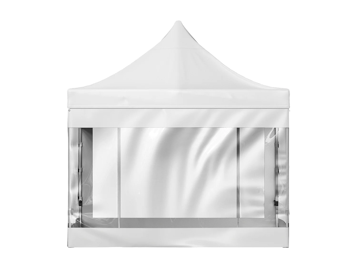 gazebo-da-campeggio-794ztb.webp Tenda da Campeggio Pieghevole SucceBuy, Gazebo da Esterno, 10 x 10 Piedi, Pareti Laterali, Bianco - immagine 1