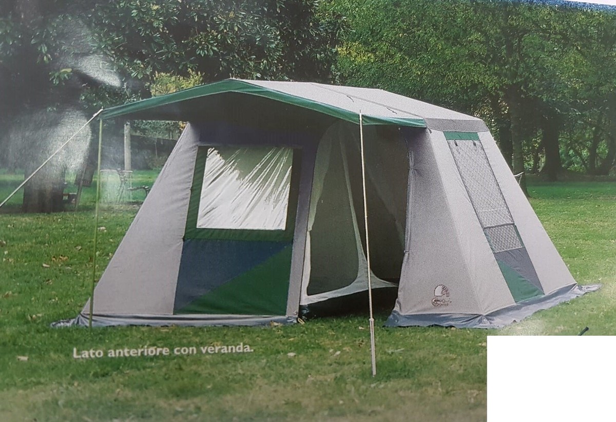 tenda-4-posti-677fqe-1.jpg TENDA CASETTA 4 POSTI CONVER MODELLO TOLOSA COD. 554 CAMPEGGIO TEMPO LIBERO - immagine 1