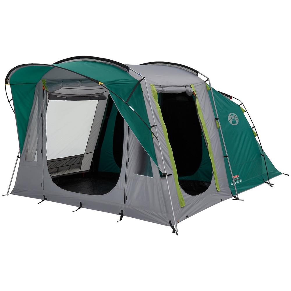 tenda-4-posti-campeggio-590lpe-1.jpg Oak Canyon 4 Tenda da Campeggio a Tunnel per 4 Persone Colore Verde / Grigio - immagine 1