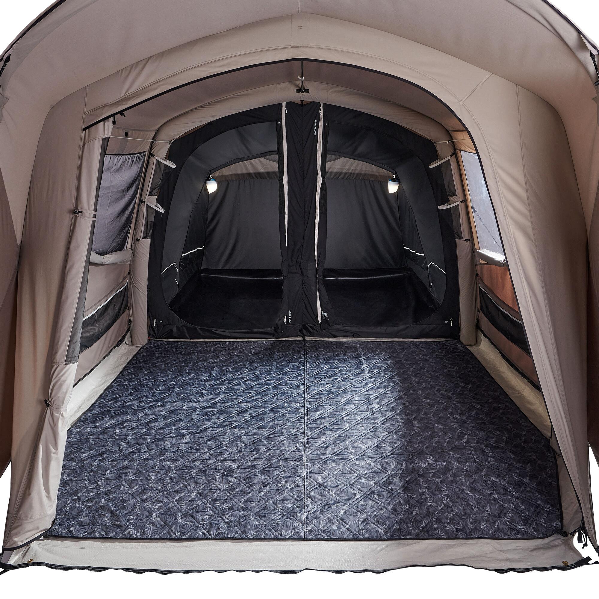 tenda-4-posti-decathlon-044ocz-1.jpg Tenda da campeggio gonfiabile AIR SECONDS 4.2 POLICOTONE 4 posti 2 camere - immagine 1