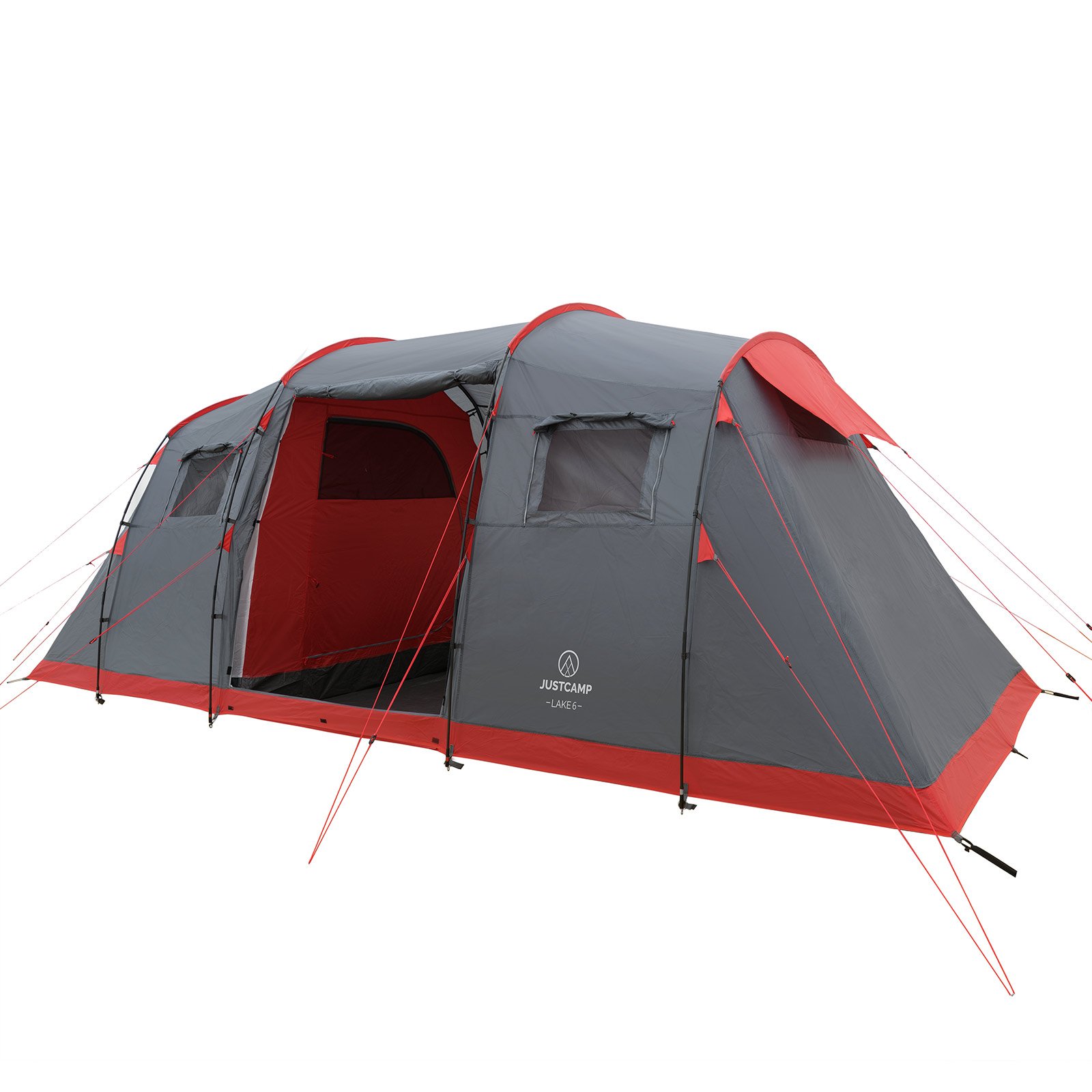 tenda-campeggio-6-posti-232dvp-1.jpg Justcamp Lake 6 Tenda da Campeggio 6 posti (560 x 230 x 200 cm) : Amazon.it: Sport e tempo libero - immagine 1