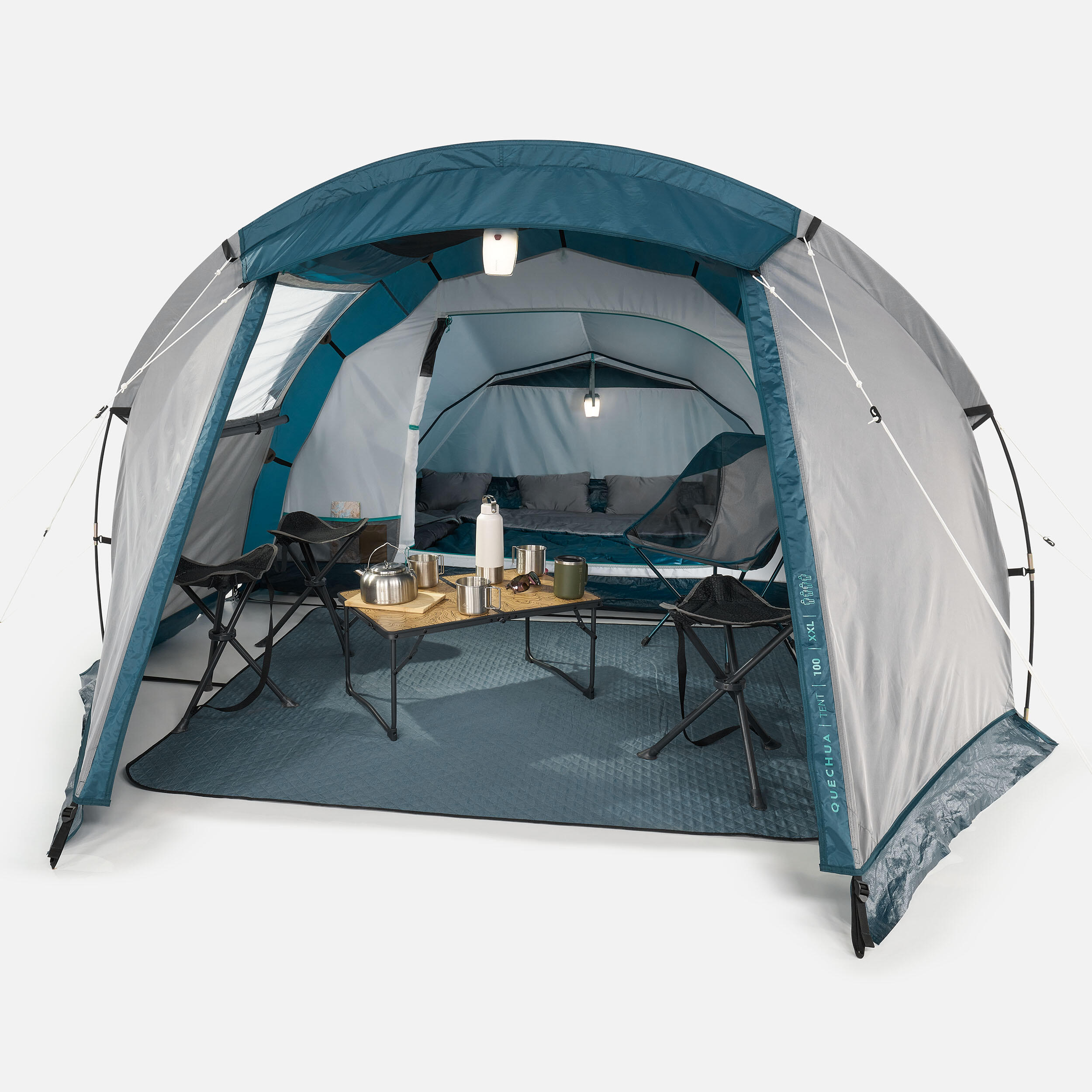 tenda-campeggio-decathlon-197xvm-1.jpg Tenda campeggio MH100 XXL 4 persone | Decathlon - immagine 1
