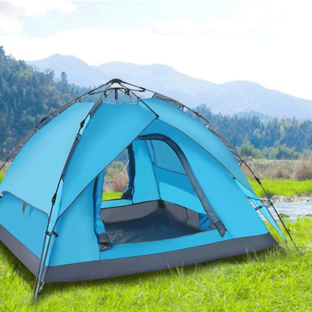 tenda-da-campeggio-2-posti-658qgb-1.jpg Tenda da campeggio 2 posti con zip sacca di trasporto 200x150x120 cm - immagine 1