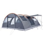 Tenda da campeggio Gotland 6 Sleeper Protect 6 persone 2xcabine letto nera | Decathlon