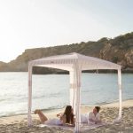 Tenda da spiaggia con sacchi di sabbia – SUNGOLD