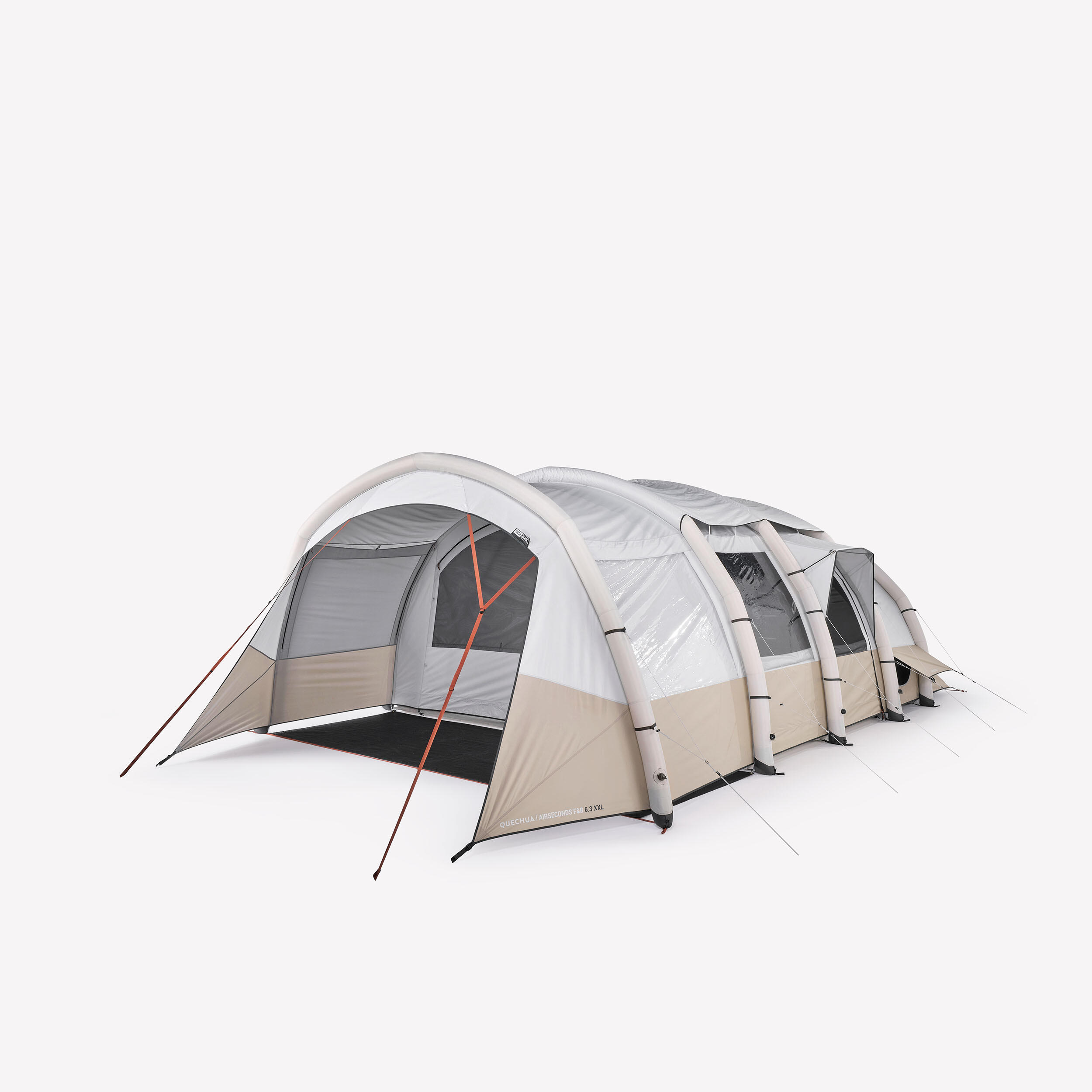 tenda-gonfiabile-6-posti-129rlm-1.jpg Tenda gonfiabile campeggio AIRSECONDS 6.3 XXL FB | 6 persone 3 camere - immagine 1