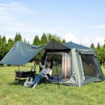 Tenda da Campeggio Gonfiabile con Pompa a Mano Facile da Montare Impermeabile | Decathlon