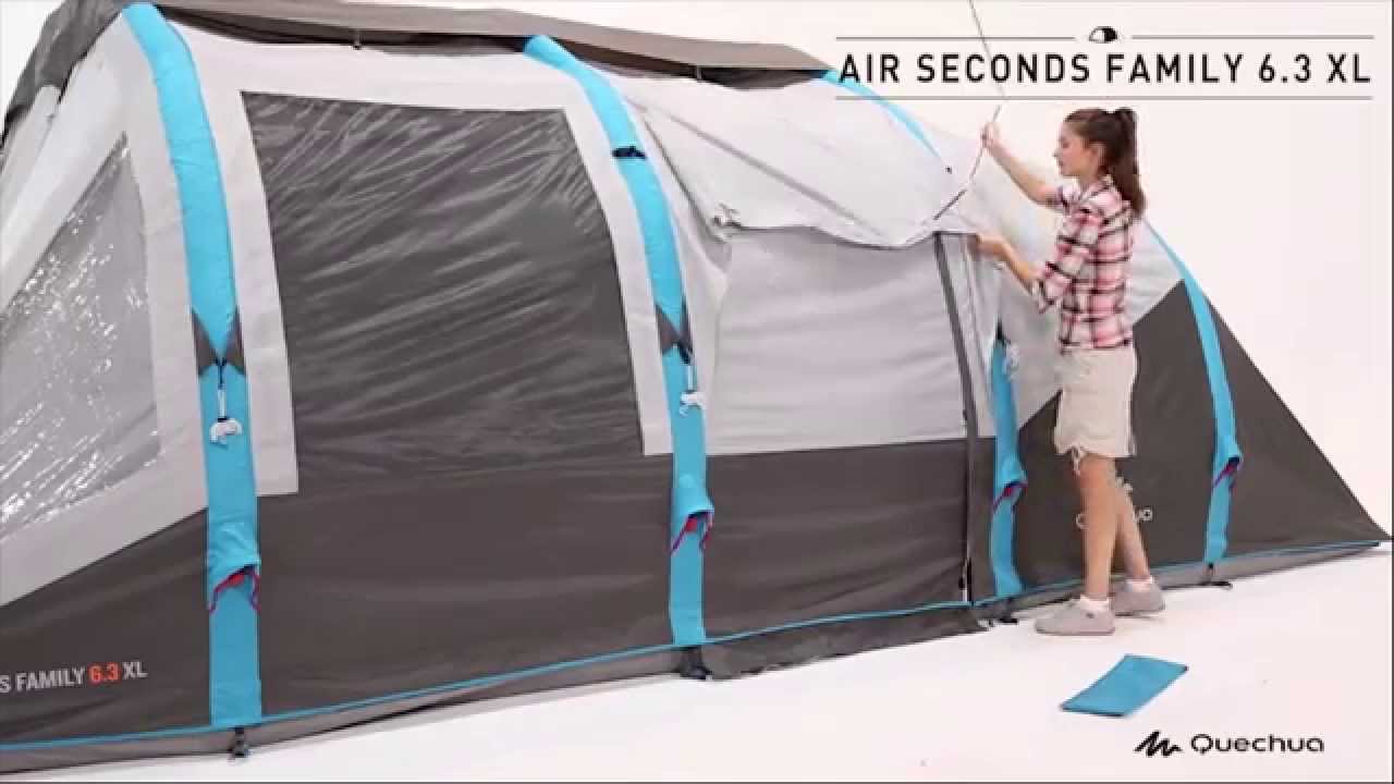 tenda-gonfiabile-decathlon-813ykp-1.jpg Quechua Tenda Air Seconds Family 6 3 XL - immagine 1