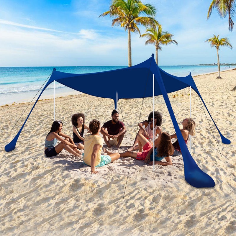 tenda-mare-999fdq-1.jpg Padiglione dell'evento Rifugio della spiaggia Tenda del partito di alta qualità Protezione UV 3x3x2m Tenda dell'evento | Leroy Merlin - immagine 1
