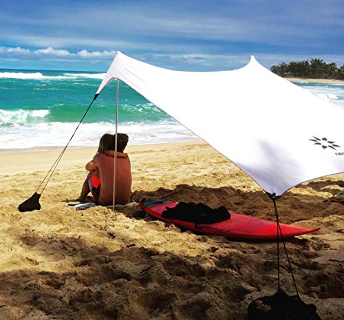 tenda-parasole-spiaggia-891cil-1.jpg Neso Tenda da Spiaggia Tents con Ancoraggio a Sabbia, Parasole Bianca - immagine 1