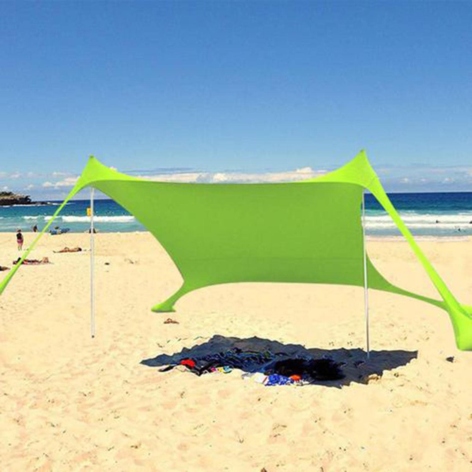 tenda-per-il-mare-290bwl-1.jpg Tenda da Mare Spiaggia Protezione UPF50+, Parasole con Ancore di Sabbia, Pali in Alluminio e Borsa da Trasporto, Ombra all'Aperto per Campeggio, Pesca e Picnic : Amazon.it: Sport e tempo libero - immagine 1