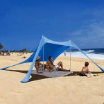 Tenda Parasole Portatile per Mare, Spiaggia, Protezione UPF50+, con Ancore di Sabbia, Pali in Alluminio e Borsa da Trasporto, Ombra all'Aperto in Campeggio, Pesca, Picnic : Amazon.it: Sport e tempo libero