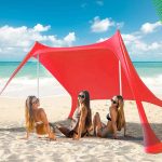 Tenda da spiaggia Tenda da spiaggia Tenda da sole pop up 200 x 160 x 150 cm Tenda da sole portatile per pesca da campeggio all'aperto in famiglia | Leroy Merlin