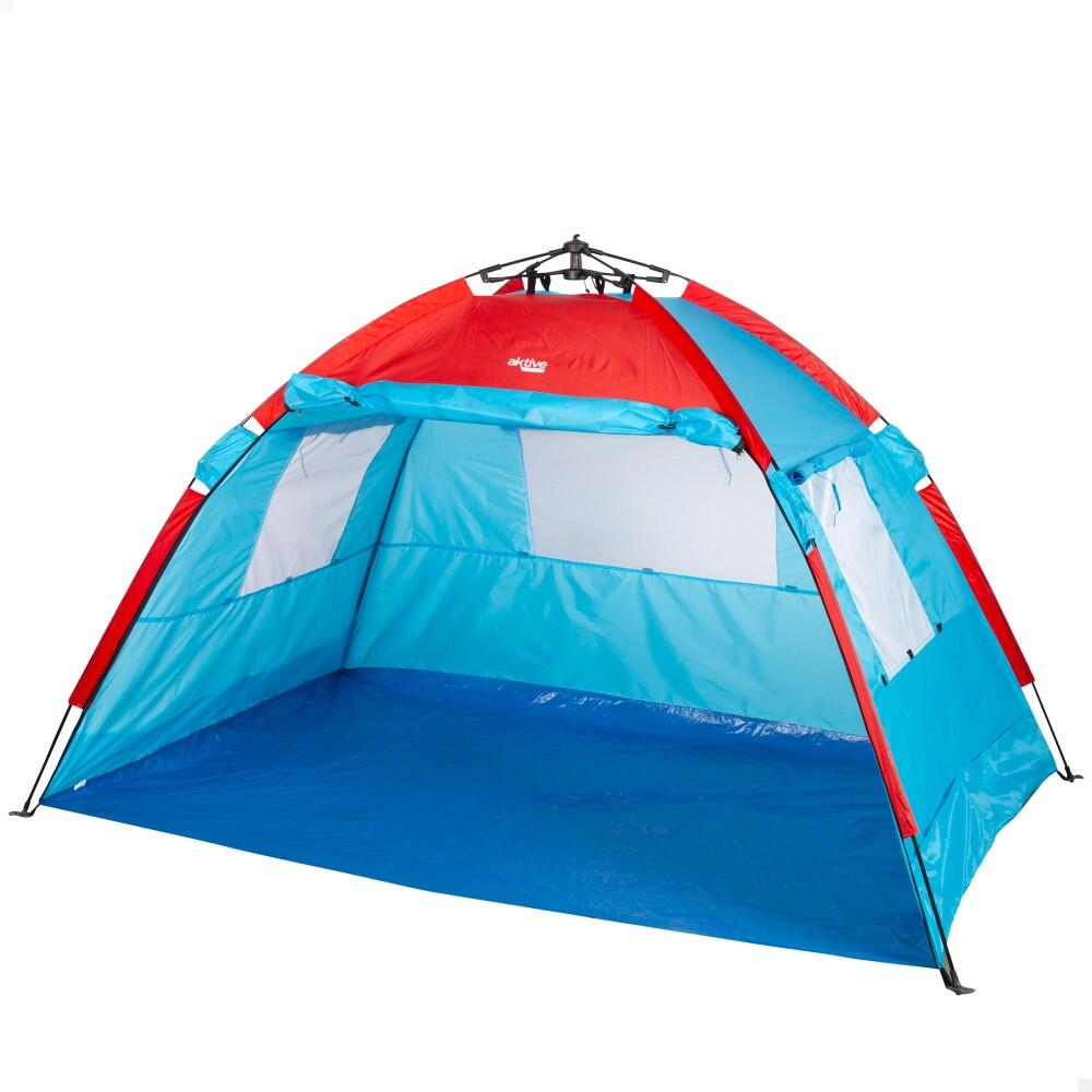 tenda-per-spiaggia-decathlon-553wii-1.jpg Aktive Tenda da vento e da spiaggia per 4 persone, pavimento, porta e finestre - immagine 1