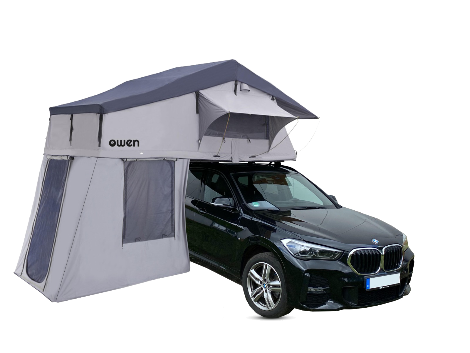 tenda-sul-tetto-993ymb.png OWEN® two+ pre tenda per tenda da tetto auto grigia - immagine 1