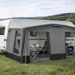 Tenda da sole Dometic Stuga Rest 9 con pali in acciaio misura 9