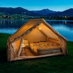 Tenda da Campeggio con Installazione Istantanea, Tenda Gonfiabile Grande per 2 3 Persone, Tende Familiari per Il Campeggio Allestite in 3 Minuti, Tende per Campeggio, Festival, Cortile : Amazon.it: Sport e tempo libero