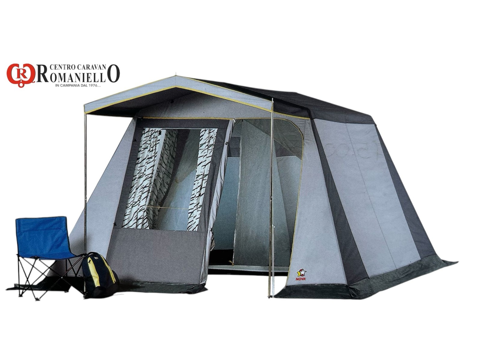 tende-da-campeggio-a-casetta-625ohk-1.jpg Tenda a Casetta Ibiza Per il Campeggio di 5 Persone con Spazi Funzionali - immagine 1