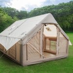 UNISTRENGH Tenda Campeggio 6 Posti Famiglia Grande, Tenda Gonfiabile con Stufa 4 Stagioni, Glamping luxury Alta, Facile da Montare, Impermeabile(400 x 300 x 210 cm) : Amazon.it: Sport e tempo libero