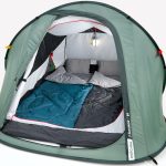 Tenda campeggio 2 SECONDS 2 persone verde | Decathlon