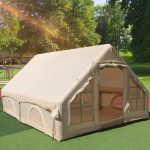 Tende gonfiabili per campeggio, tende gonfiabili glamping con pompa manuale, facili da allestire, 4 stagioni impermeabili