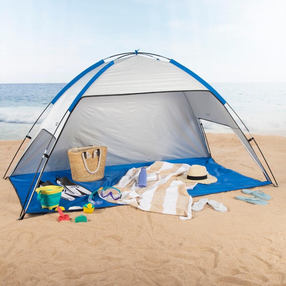 tende-per-spiaggia-decathlon-056fzb-1.jpg Aktive Tenda da vento e da spiaggia per 2 persone UV50 con finestre e pavimento - immagine 1