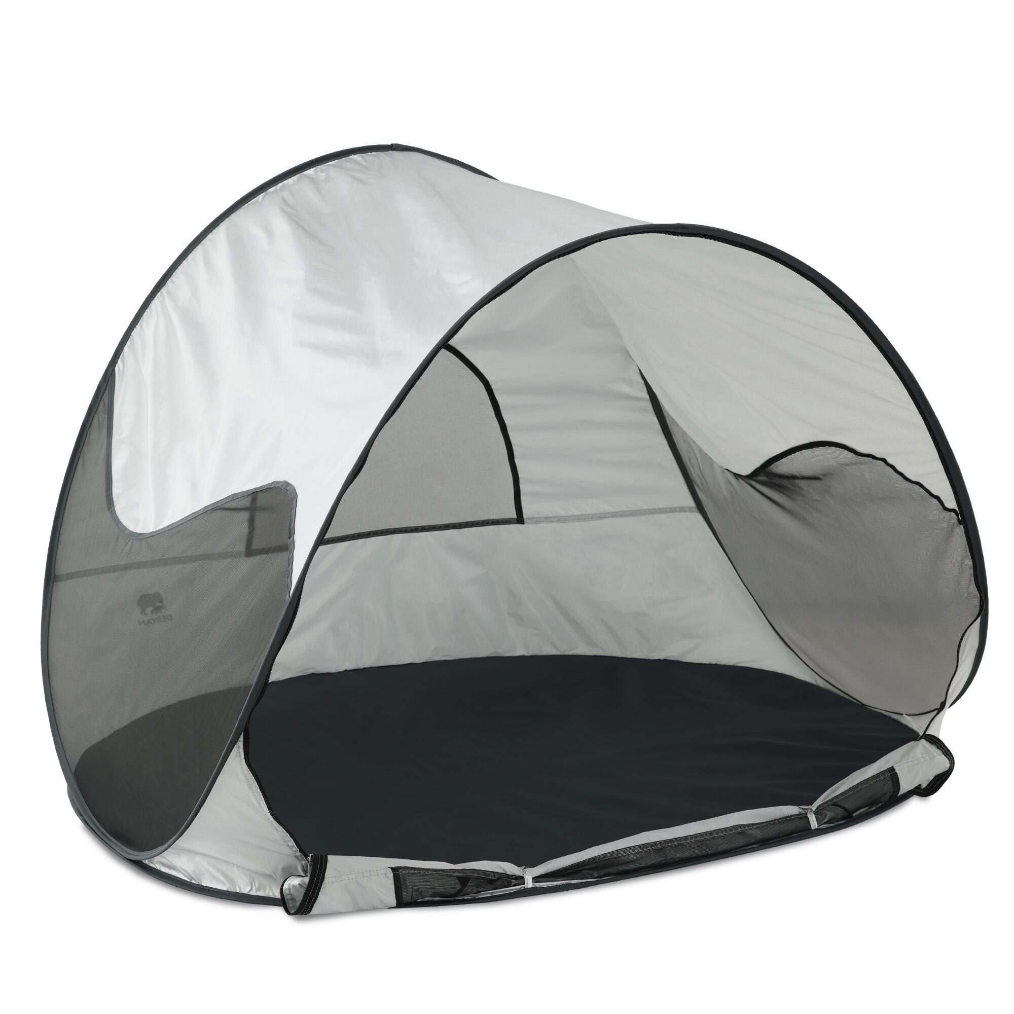 tende-per-spiaggia-decathlon-111wmo-1.jpg Tenda da spiaggia Pop Up di Lusso Leggera Protezione UV 50+ Argento - immagine 1
