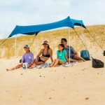 Tarp spiaggia anti UV blu